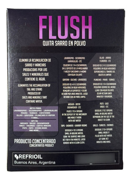 Flush Quitasarro X 100gr Refrioil 1