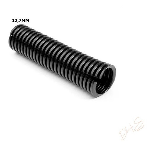 05 Mts Espaguete Corrugado Conduite Automotivo 12,7mm 1/2'' 0
