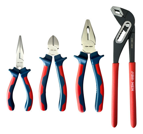 Set Pinza Universal Alicate Punta //br-men Y Pico De Loro 0
