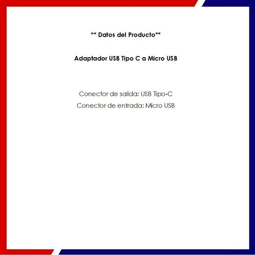 Adaptador Usb Tipo C A Micro Usb *p 1