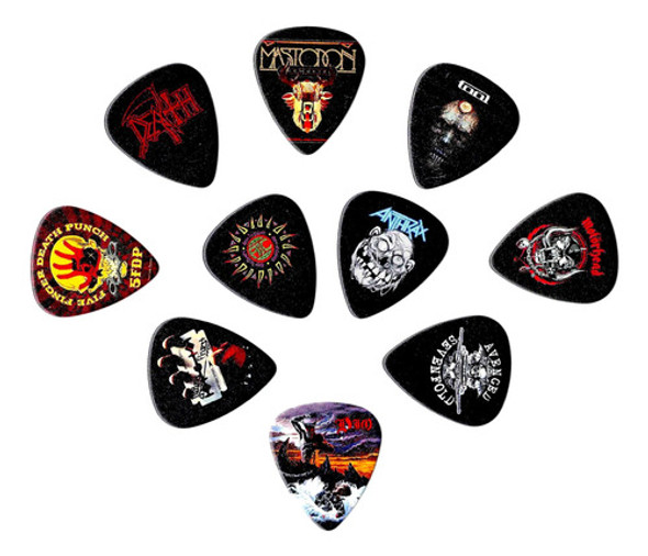 Metal Band Versión 2 (10 Púas En Un Paquete) (espesor Medio 0 Metal Band Versión 2 (10 Púas En Un Paquete) (espesor Medio 0