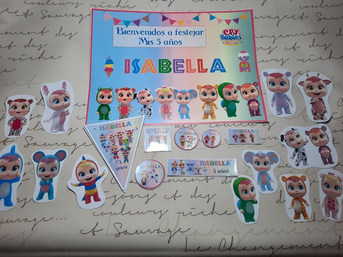 Bebés Llorones Cry Babies Kit Cumple  Cumpleaños 1