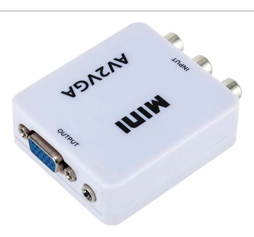 Conversor Adaptador Rca (av) Para Vga (monitor) 1