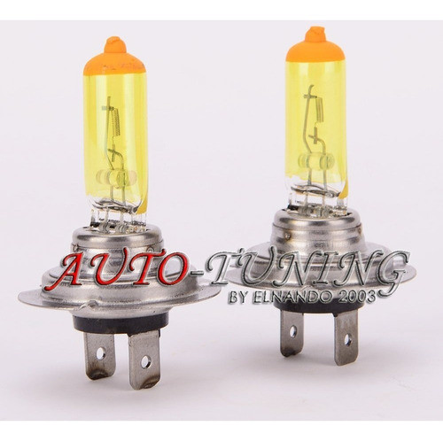 Lamparas Amarilla Efecto Solar H7 12volts 55w 2800k Kobo 1