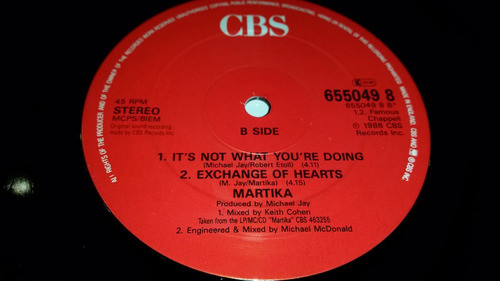 Martika Toy Soldiers Vinilo Maxi Uk 1989 Muy Buen Estado 1