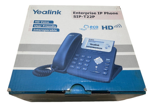 Telefone Ip Yealink Sip-t22p  Voip 2 Linhas 0