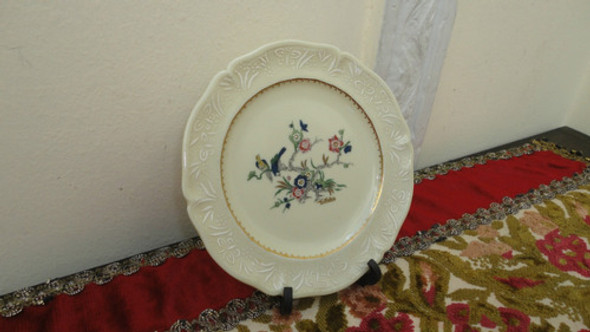 Fino Plato Frances Limoges Antiguo Pintado A Mano Miralo 1 Fino Plato Frances Limoges Antiguo Pintado A Mano Miralo 1