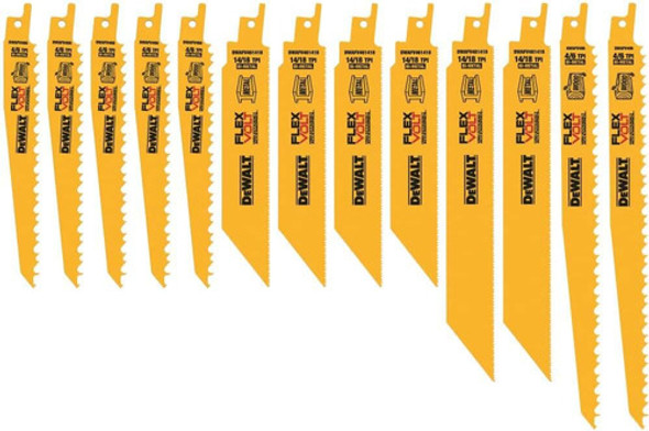 Hojas De Sierra Alternante Dewalt Dwafv413set Flexvolt 13 U. 0 Hojas De Sierra Alternante Dewalt Dwafv413set Flexvolt 13 U. 0