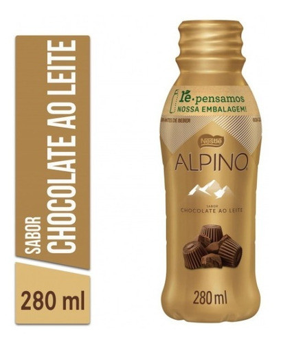 Bebida Lactea Alpino 280ml - 3 Unidades 0
