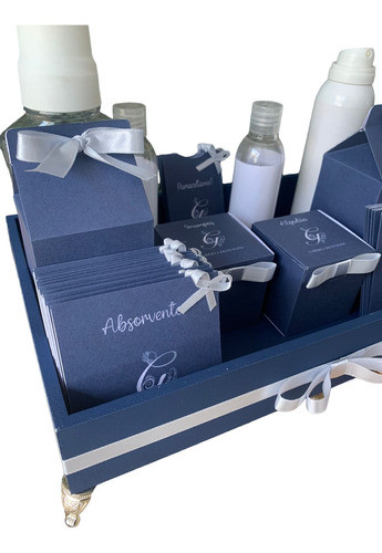 Kit Toalete Feminino E Masculino Azul Marinho 1