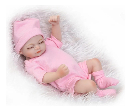 Boneca Bebê Reborn De 25 Cm Para Crianças 0