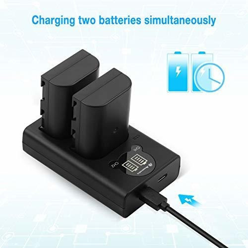 Powerextra 2 Pack Dmw-blf19, Dmw-blf19e, Baterias De Repues 1