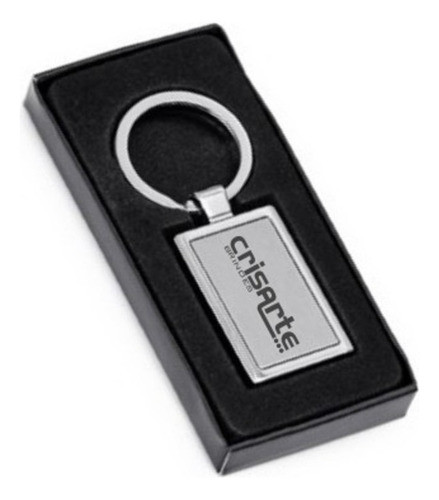 100 Chaveiros Retangular Caixa Personalizado Lembrança R1955 0