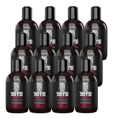 Shampoo Para Barba Big Barber 250ml Atacado Com 12 Unidades 0