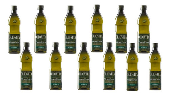 Pack X12 Aceite De Oliva Clasico Oliovita Pet 500 Ml 0