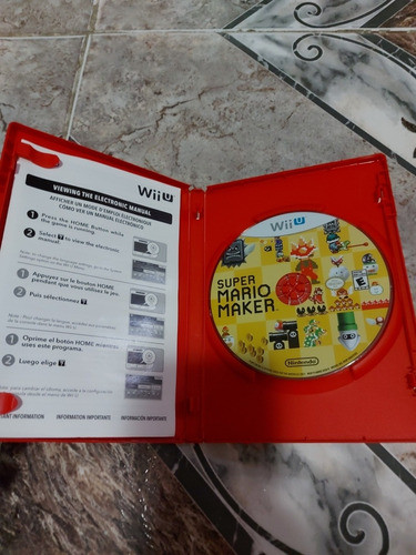 Super Mario Maker Juegazo Original Físico Nintendo Wii U 1