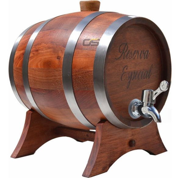 Barril Pipa Envelhecer Cachaça Vinho Jataúba 6l Com Torn... 0