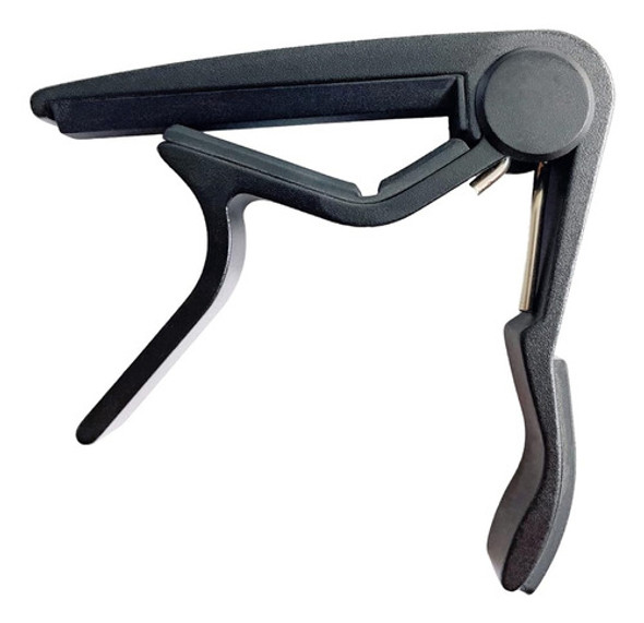 Wingo Pro Guitarra Clásica Flat Capo, Negro, 5 Picks 0