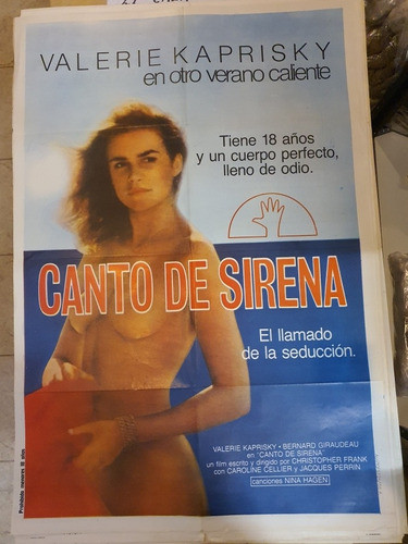 Afiche De Cine Original 2110-canto De Sirena 0