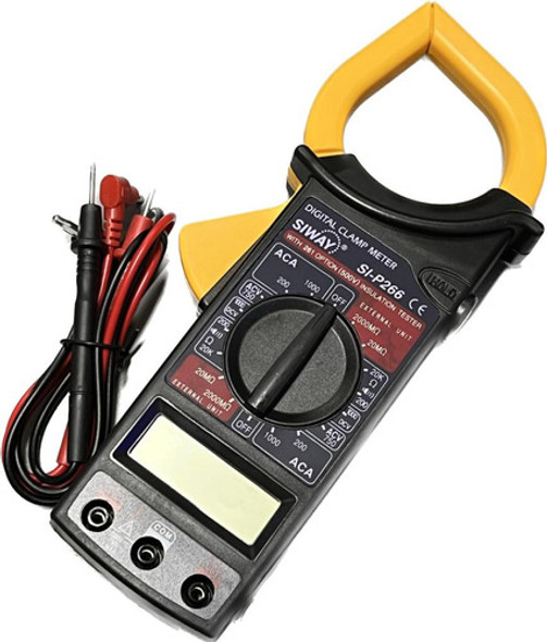 Pinza Amperometrica Digital Buzzer 1000a Estuche Protector 0