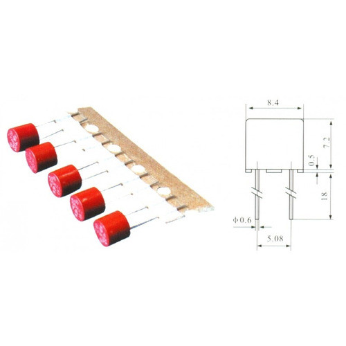 10 Peças - Pico Fusivel 8mm Radial 315ma  Promoção 1
