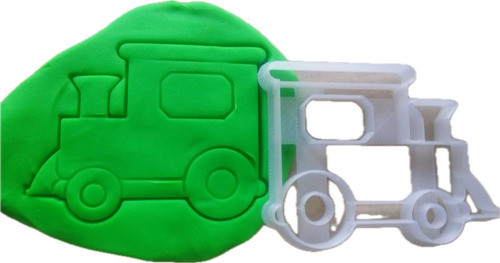Tren Cortante Cortado Molde Galletita Fondant Locomotora 0
