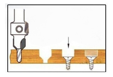 Broca Mecha Avellanadora Para Madera (carpinteros) 2.8mm X 8 1