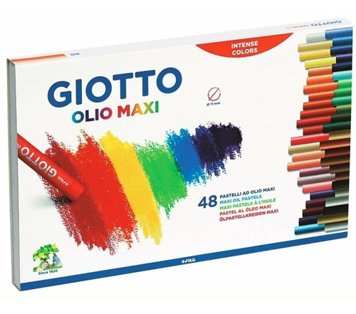 Pasteles Al Oleo Maxi Giotto X 48 Colores 1