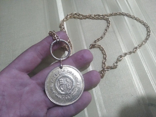 Moneda China Año 1865 Oro Réplica Exacta Feng Shui Yoga 0