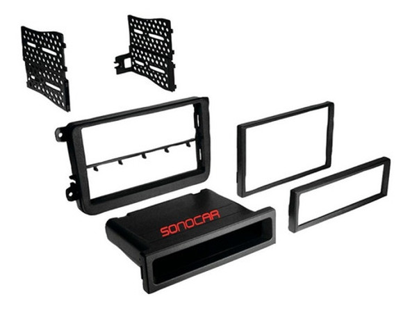 Marco Adaptador Stéreos 2 Din  Vento Passat Amarok Sonocar 0 Marco Adaptador Stéreos 2 Din  Vento Passat Amarok Sonocar 0