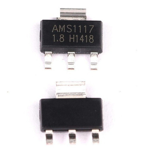 2 Reguladores Lm1117 Ams1117 1117 - Fijo 1,8v -  1a 0