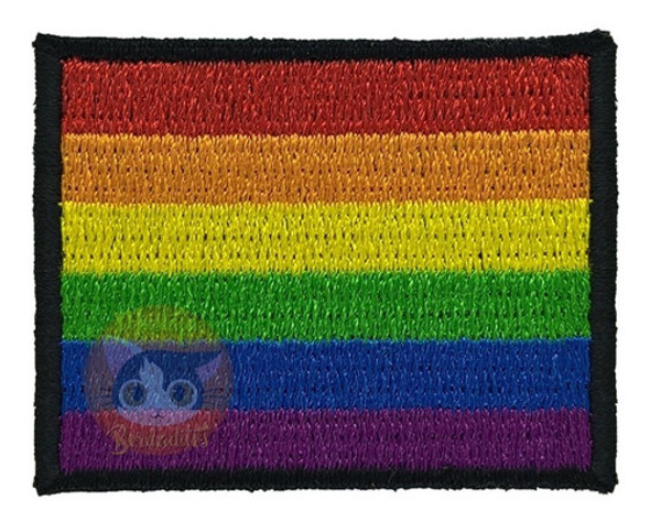 Bandera Lgbt - Parche Bordado - Inclusiva - Calidad Premium 0