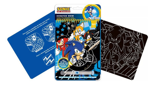 Scratch Wow Lapiz Magico Para Colorear Dibujos Sonic 0