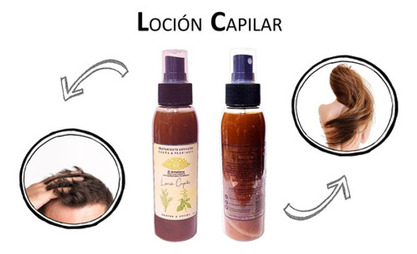 Loción Capilar, Anticaída, Psoriasis, Caspa X 125ml 100% Org 0 Loción Capilar, Anticaída, Psoriasis, Caspa X 125ml 100% Org 0