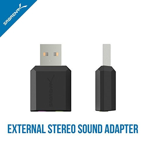 Adaptador De Sonido Sabrent Usb Externo Para Windows/mac 1