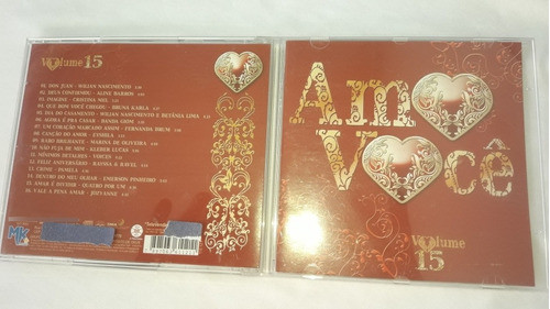 Cd Amo Você Volume 15 Coletânea Gospel 0