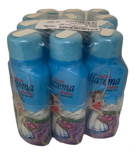 Kit Com 12 Talcos De Alfazema Halley Original 200gr 1