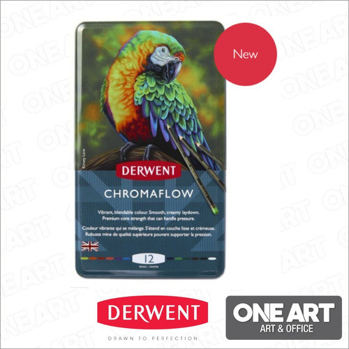 Lapices Chromaflow Derwent Lata X 12 Colores 0