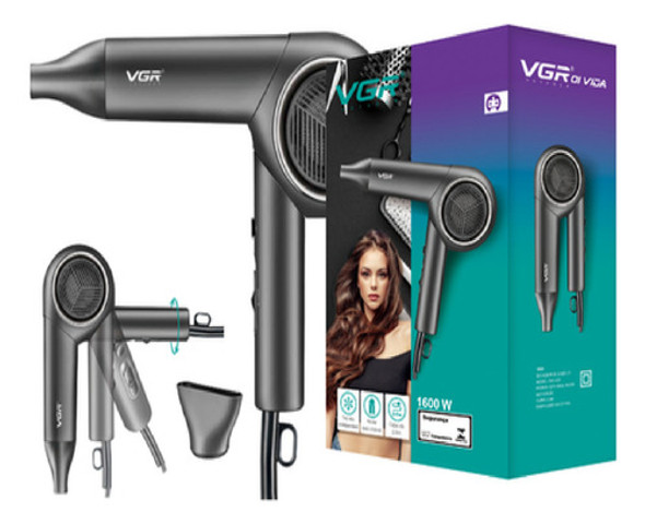 Secador De Cabelo Profissional 110v Vgr-420 1600w 0