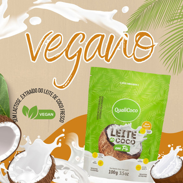 Leite De Coco Em Pó Vegan 100g Qualicoco 1