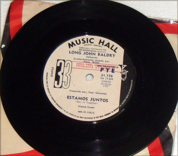 Long John Baldry Mexico / Estamos Juntos Simple Promo Kktus 1