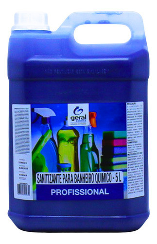 Desodorizador E Sanitizante Para Banheiro Químico - 5 Litros 0