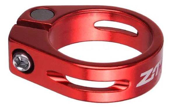 Abrazadera/collar Asiento Bicicleta Ztto 34.9 Aluminio -rojo 1