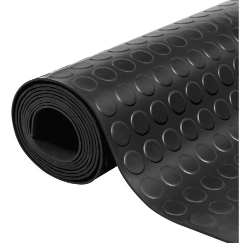 Tapete Anti Derrapante Borracha Piso Moeda - 1 Metro X 90 Cm 0