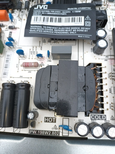 Placa Fuente Jvc Lt-55n775u Pw.198w2.802 1