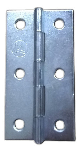 Bisagra Libro Hierro Zincado - 63mm - Caja X 25 U. - Fdn 0