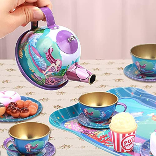 Golray 27 Piezas Juego De Té Para Niños Para Niñas Pequeñas 1 Golray 27 Piezas Juego De Té Para Niños Para Niñas Pequeñas 1