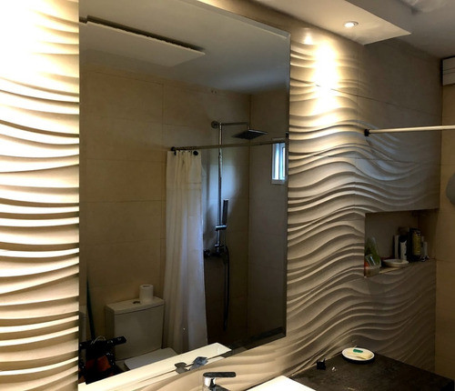 Espejo Para Baño !!! A Medida !!! Colocación !!! 1