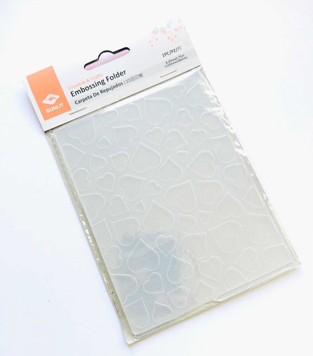 Carpeta De Embossing- Texturizadora- Repujado Corazón 0