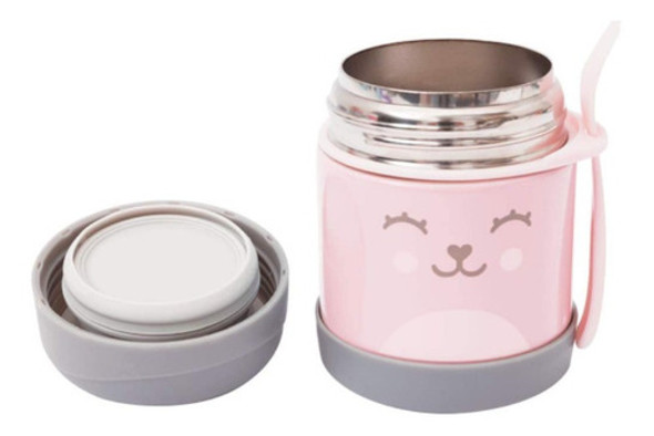 Pote Térmico Bebê Infantil Colher Papinha Tampa Gumy Buba 1